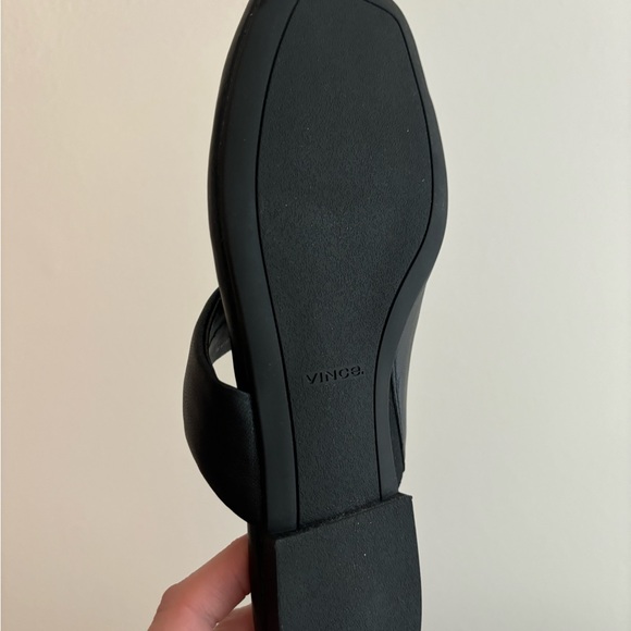 Vince Black Dawn Sandals New in Box - Picture 3 of 6
